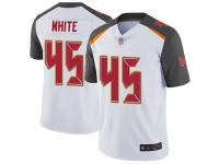 #45 Limited Devin White White Football Road Men's Jersey Tampa Bay Buccaneers Vapor Untouchable