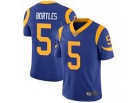 #5 Limited Blake Bortles Royal Blue Football Alternate Men's Jersey Los Angeles Rams Vapor Untouchable