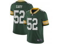 #52 Limited Rashan Gary Green Football Home Men's Jersey Green Bay Packers Vapor Untouchable