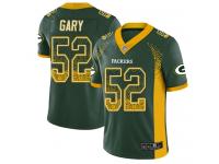 #52 Limited Rashan Gary Green Football Men's Jersey Green Bay Packers Rush Drift Fashion