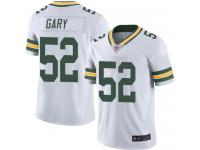#52 Limited Rashan Gary White Football Road Men's Jersey Green Bay Packers Vapor Untouchable