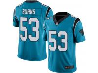 #53 Limited Brian Burns Blue Football Alternate Youth Jersey Carolina Panthers Vapor Untouchable