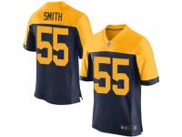 #55 Elite Za'Darius Smith Navy Blue Football Alternate Men's Jersey Green Bay Packers