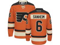 #6 Authentic Travis Sanheim Black Adidas NHL Alternate Men's Jersey Philadelphia Flyers