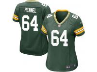 #64 Mike Pennel Green Bay Packers Home Jersey _ Nike Women's Green NFL Game