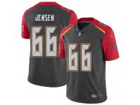 #66 Limited Ryan Jensen Gray Football Men's Jersey Tampa Bay Buccaneers Inverted Legend Vapor Rush