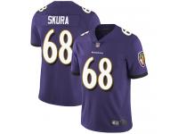 #68 Limited Matt Skura Purple Football Home Men's Jersey Baltimore Ravens Vapor Untouchable