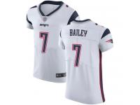 #7 Elite Jake Bailey White Football Road Men's Jersey New England Patriots Vapor Untouchable