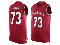 #73 Max Garcia Red Football Men's Jersey Arizona Cardinals Player Name & Number Tank Top
