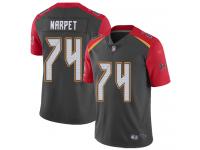 #74 Limited Ali Marpet Gray Football Men's Jersey Tampa Bay Buccaneers Inverted Legend Vapor Rush