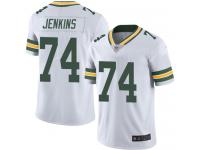 #74 Limited Elgton Jenkins White Football Road Men's Jersey Green Bay Packers Vapor Untouchable