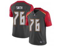 #76 Limited Donovan Smith Gray Football Men's Jersey Tampa Bay Buccaneers Inverted Legend Vapor Rush