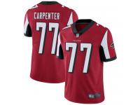 #77 Limited James Carpenter Red Football Home Men's Jersey Atlanta Falcons Vapor Untouchable