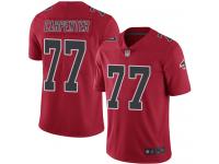 #77 Limited James Carpenter Red Football Men's Jersey Atlanta Falcons Rush Vapor Untouchable