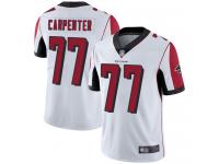 #77 Limited James Carpenter White Football Road Men's Jersey Atlanta Falcons Vapor Untouchable