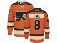 #8 Authentic Robert Hagg Black Adidas NHL Alternate Men's Jersey Philadelphia Flyers