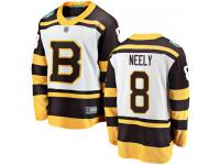 #8 Breakaway Cam Neely White Hockey Men's Jersey Boston Bruins 2019 Winter Classic
