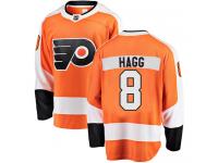 #8 Breakaway Robert Hagg Orange NHL Home Men's Jersey Philadelphia Flyers