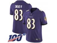 #83 Limited Willie Snead IV Purple Football Home Youth Jersey Baltimore Ravens Vapor Untouchable 100th Season