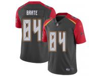 #84 Limited Cameron Brate Gray Football Men's Jersey Tampa Bay Buccaneers Inverted Legend Vapor Rush