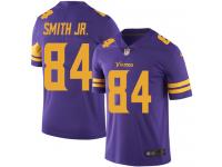 #84 Limited Irv Smith Jr. Purple Football Men's Jersey Minnesota Vikings Rush Vapor Untouchable