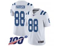 #88 Limited Marvin Harrison White Football Road Men's Jersey Indianapolis Colts Vapor Untouchable 100th Season