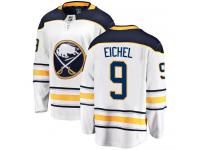 #9 Fanatics Branded Breakaway Jack Eichel Men's White NHL Jersey - Away Buffalo Sabres