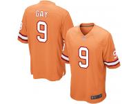 #9 Game Matt Gay Orange Football Alternate Men's Jersey Tampa Bay Buccaneers