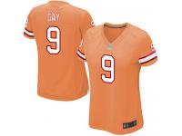 #9 Limited Matt Gay Orange Football Alternate Women's Jersey Tampa Bay Buccaneers