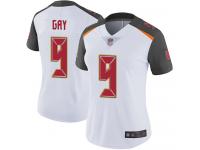 #9 Limited Matt Gay White Football Road Women's Jersey Tampa Bay Buccaneers Vapor Untouchable