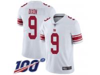 #9 Limited Riley Dixon White Football Road Youth Jersey New York Giants Vapor Untouchable 100th Season