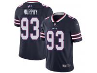 #93 Limited Trent Murphy Navy Blue Football Men's Jersey Buffalo Bills Inverted Legend Vapor Rush