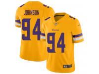 #94 Limited Jaleel Johnson Gold Football Men's Jersey Minnesota Vikings Inverted Legend Vapor Rush
