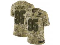 #95 Limited Tank Carradine Camo Football Men's Jersey Miami Dolphins 2018 Salute to Service