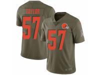 Adarius Taylor Men's Cleveland Browns Nike 2017 Salute to Service Jersey - Limited Green