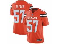 Adarius Taylor Men's Cleveland Browns Nike Alternate Vapor Untouchable Jersey - Limited Orange