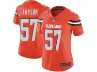 Adarius Taylor Women's Cleveland Browns Nike Alternate Vapor Untouchable Jersey - Limited Orange