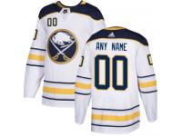 Adidas Authentic Men's White NHL Jersey - Away Customized Buffalo Sabres