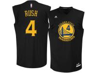 adidas Brandon Rush Golden State Warriors Fashion Replica Jersey - Black