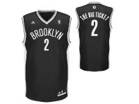 adidas Kevin Garnett Brooklyn Nets Youth The Big Ticket Nickname & Number Replica Jersey - Black