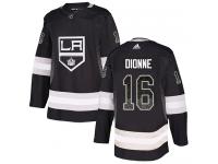 Adidas NHL Men's Marcel Dionne Black Authentic Jersey - #16 Los Angeles Kings Drift Fashion