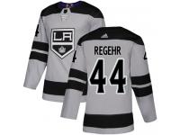 Adidas NHL Men's Robyn Regehr Gray Alternate Authentic Jersey - #44 Los Angeles Kings