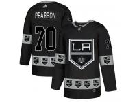 Adidas NHL Men's Tanner Pearson Black Authentic Jersey - #70 Los Angeles Kings Team Logo Fashion