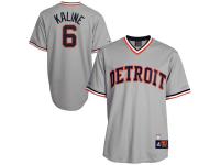 Al Kaline Detroit Tigers Majestic Big & Tall Cooperstown Collection Throwback Replica Player Jersey - Gray