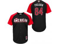 American League Authentic Rangers #84 Prince Fielder 2015 All-Star Stitched Jersey