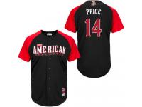 American League Authentic Toronto Blue Jays #14 David Price 2015 All-Star Stitched Jersey
