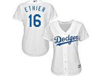 Andre Ethier L.A. Dodgers Majestic Women's 2015 Cool Base Player Jersey - White