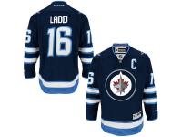 Andrew Ladd Winnipeg Jets Reebok Home Premier Jersey C Navy Blue