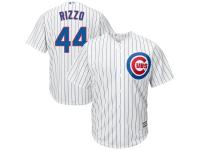Anthony Rizzo #44 Chicago Cubs Majestic Big & Tall Cool Base Player Jersey - White