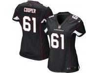Arizona Cardinals Jonathan Cooper Women's Alternate Jersey - Black Nike NFL #61 Game